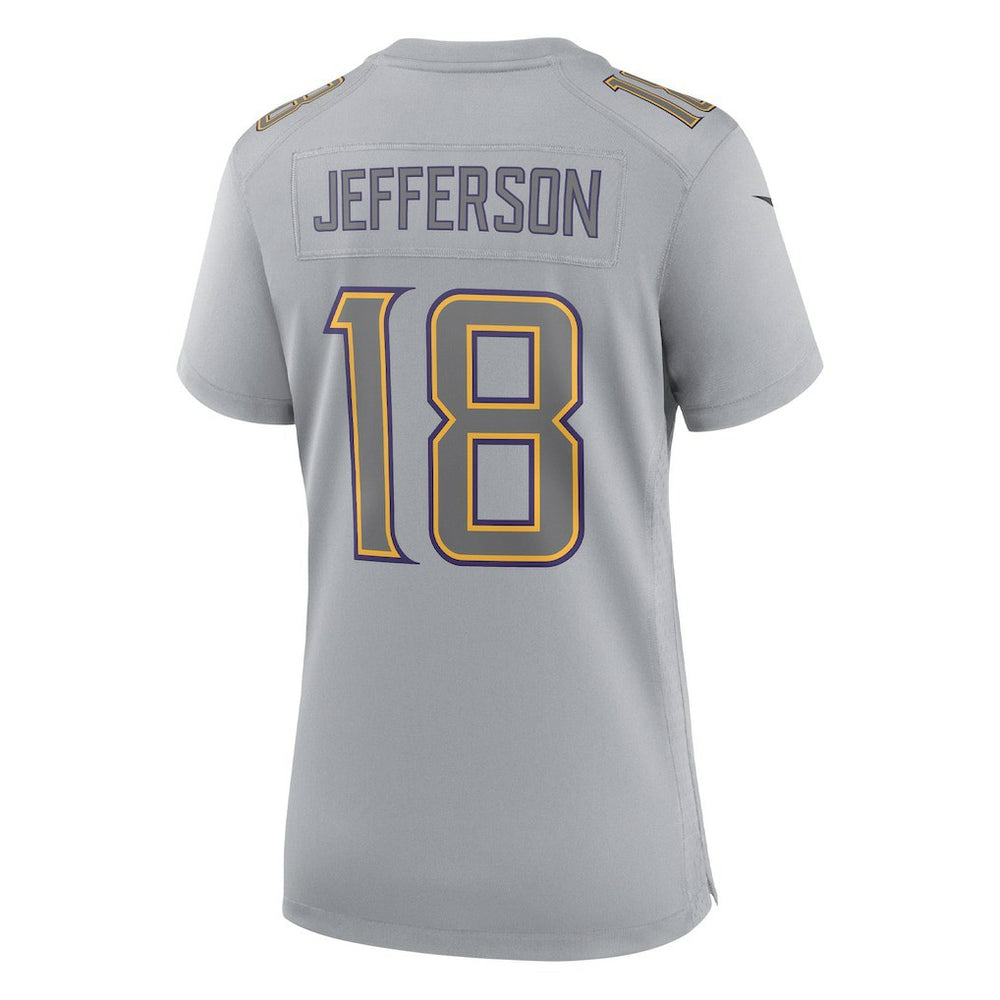 Minnesota Vikings Justin Jefferson  Women's Atmosphere Fashion Game Jersey | NFL Outlet