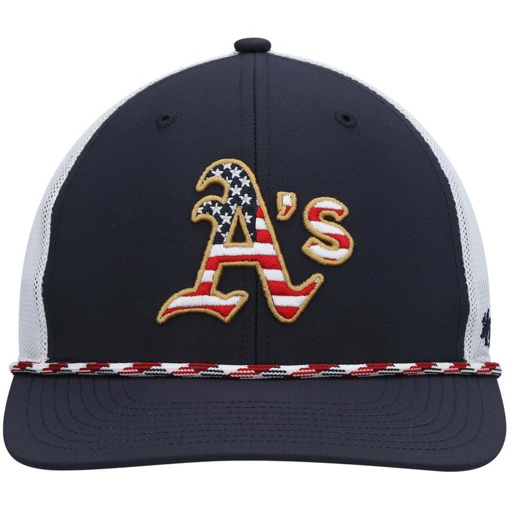 Athletics '47 Flag Fill Trucker Snapback Hat - MLB Hats