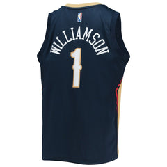 Navy Zion Williamson New Orleans Pelicans Youth 2021/22 Diamond Swingman Jersey | NBA