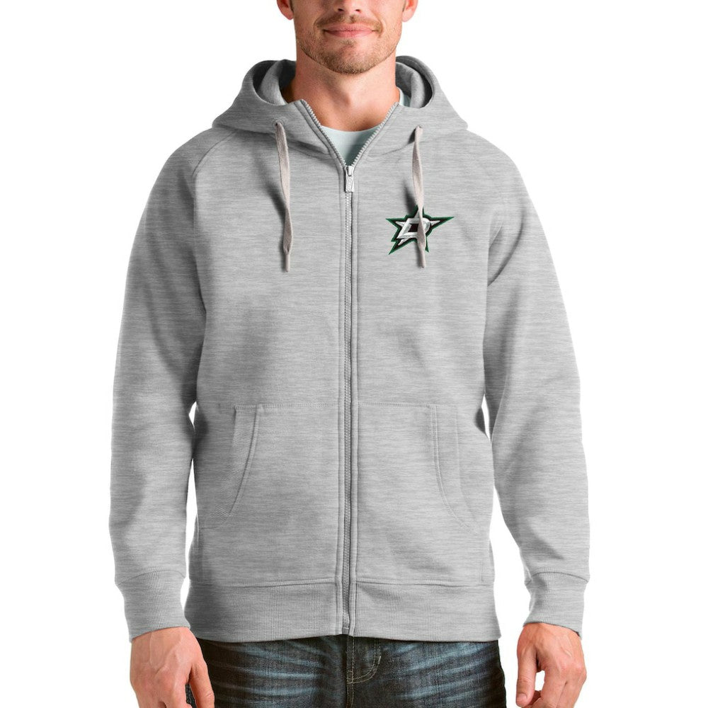 Dallas Stars Antigua Logo Victory Full-Zip Hoodie -  NHL Hoodies