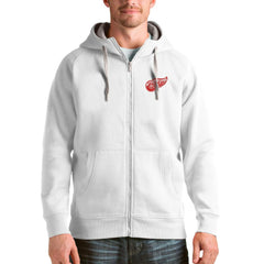 Detroit Red Wings Antigua Logo Victory Full-Zip Hoodie -  NHL Hoodies