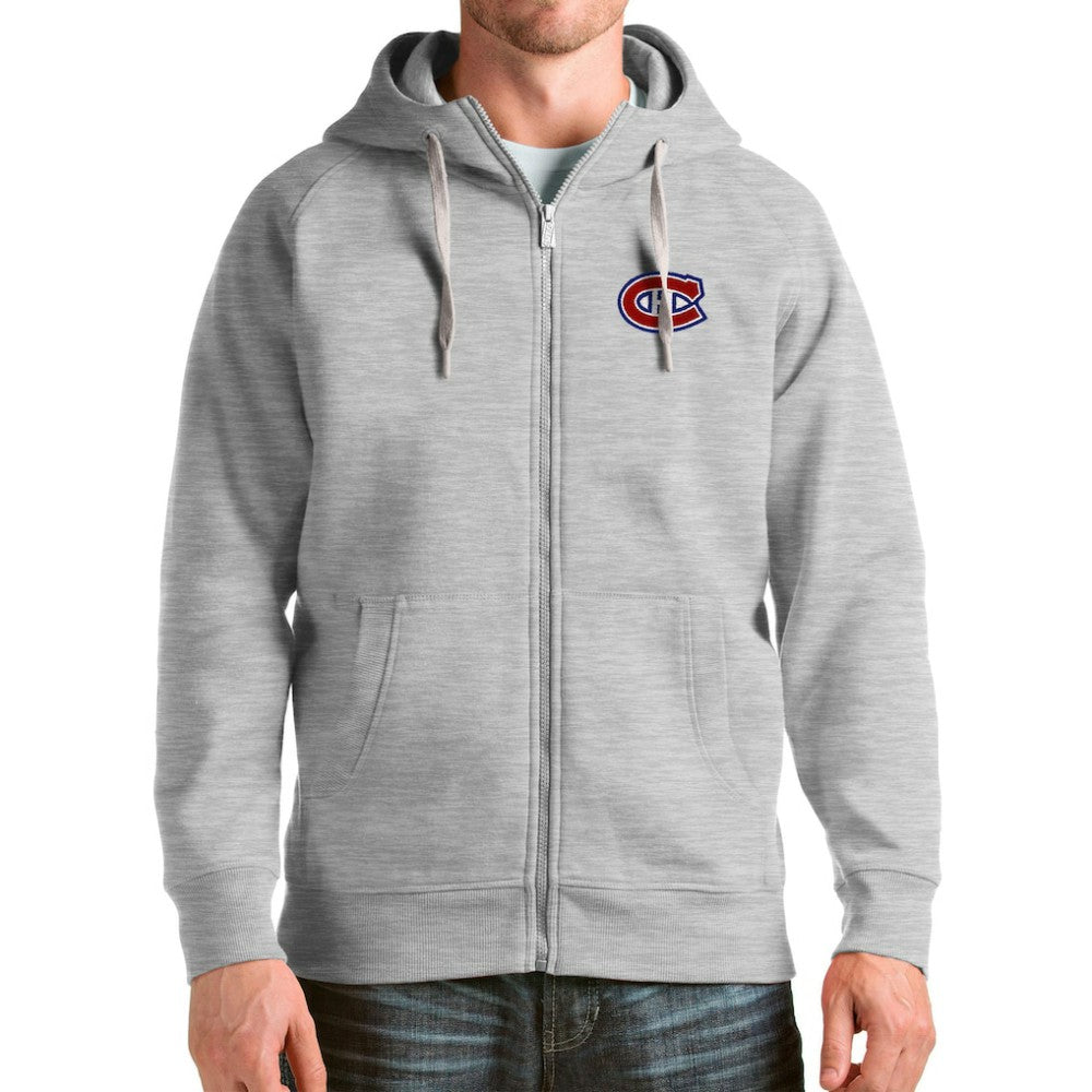 Montreal Canadiens Antigua Logo Victory Full-Zip Hoodie -  NHL Hoodies