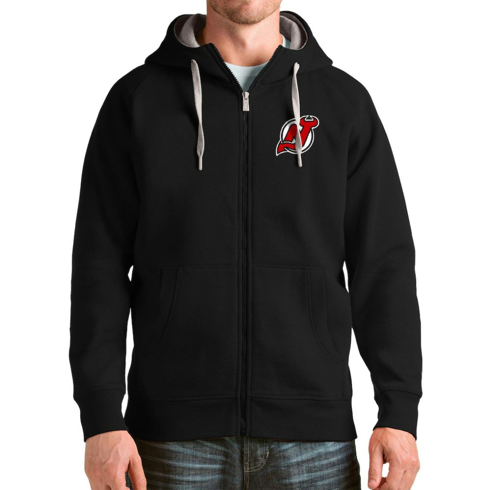 New Jersey Devils Antigua Logo Victory Full-Zip Hoodie -  NHL Jerseys