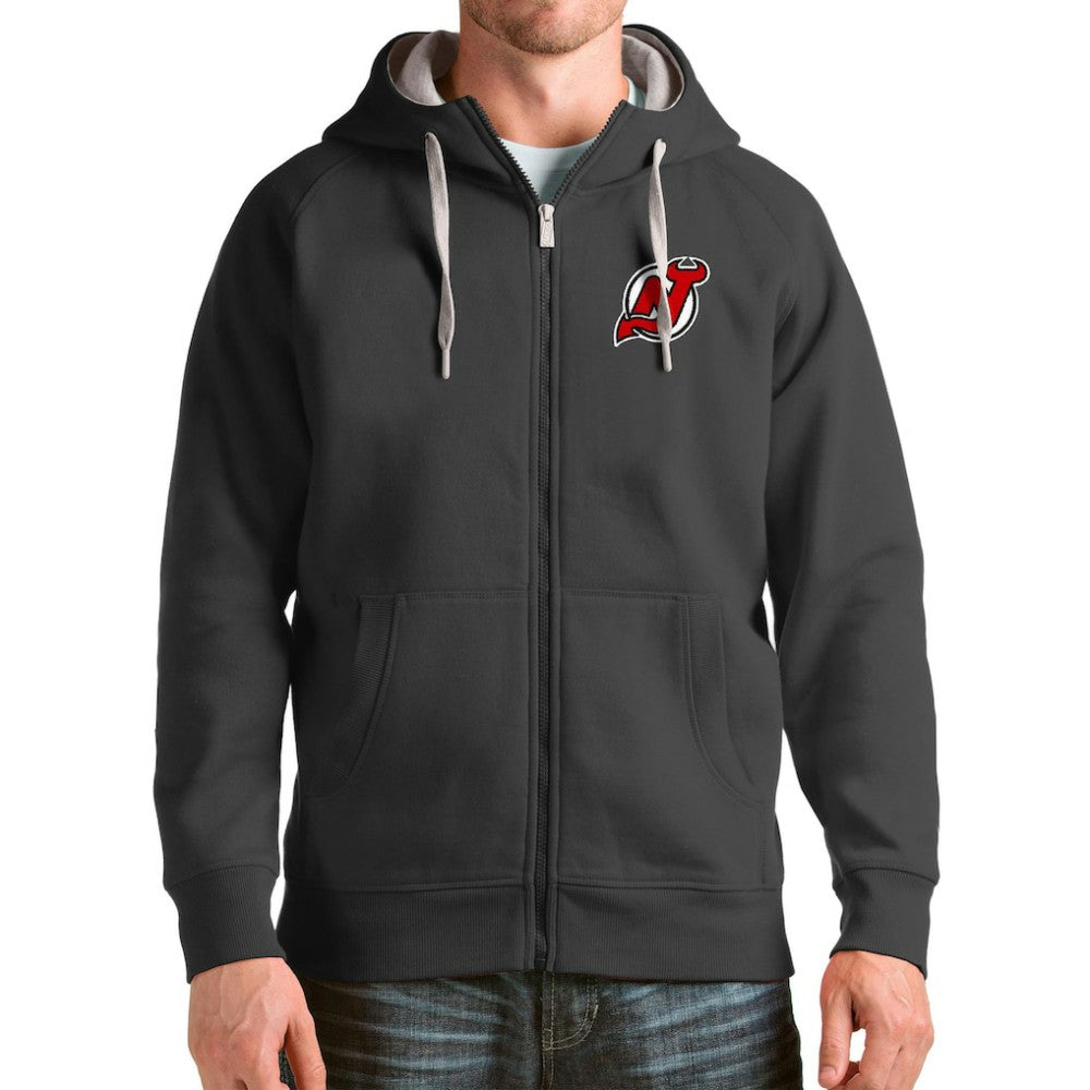 New Jersey Devils Antigua Logo Victory Full-Zip Hoodie -  NHL Jerseys