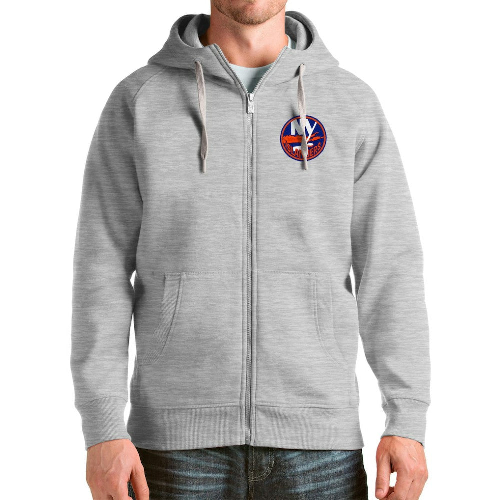 New York Islanders Antigua Logo Victory Full-Zip Hoodie -  NHL Hoodies