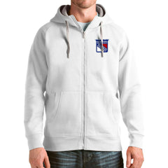 New York Rangers Antigua Logo Victory Full-Zip Hoodie -  NHL Hoodies