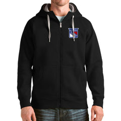 New York Rangers Antigua Logo Victory Full-Zip Hoodie -  NHL Hoodies