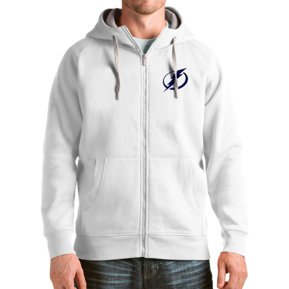 Tampa Bay Lightning Antigua Logo Victory Full-Zip Hoodie -  NHL Hoodies