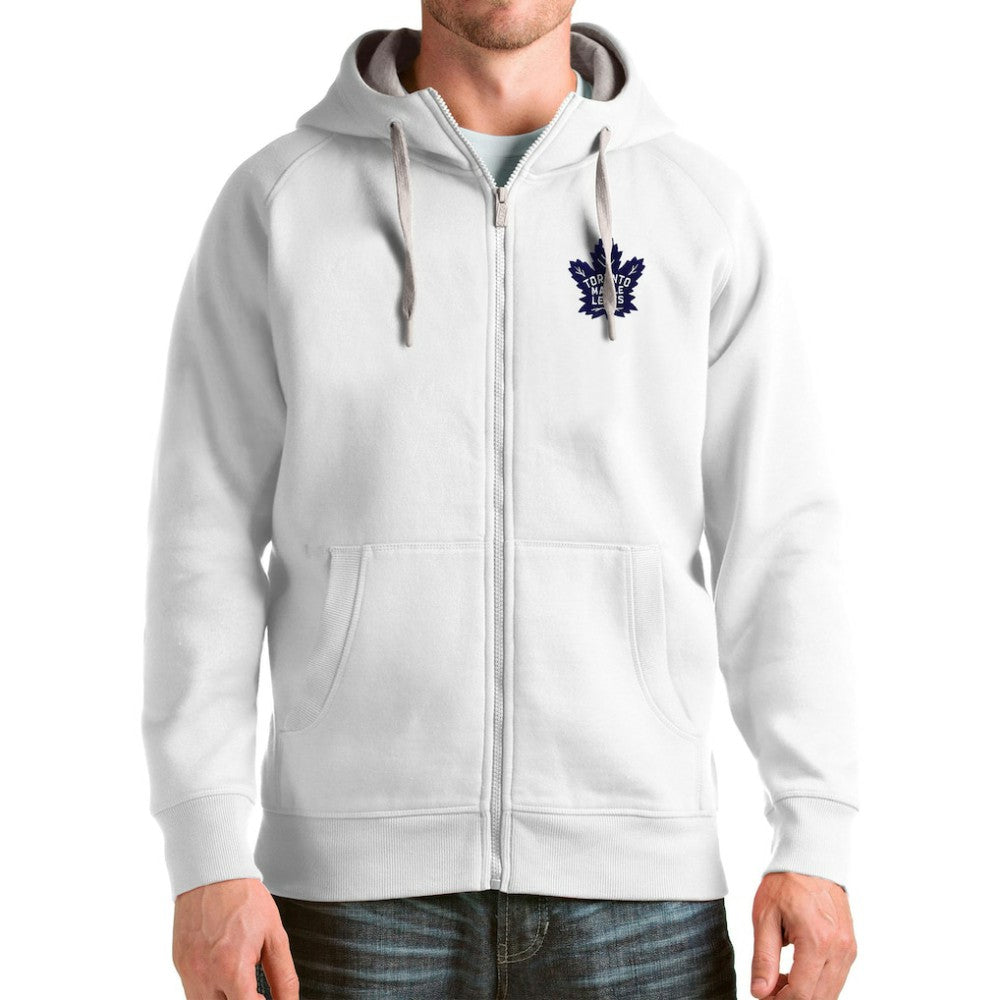 Toronto Maple Leafs Antigua Logo Victory Full-Zip Hoodie -  NHL Hoodies