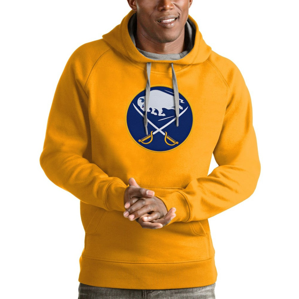 Buffalo Sabres Antigua Logo Victory Pullover Hoodie -  NHL Hoodies