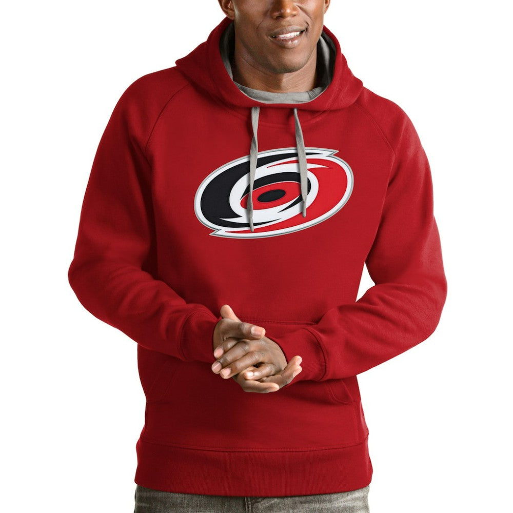 Carolina Hurricanes Antigua Logo Victory Pullover Hoodie -  NHL Hoodies