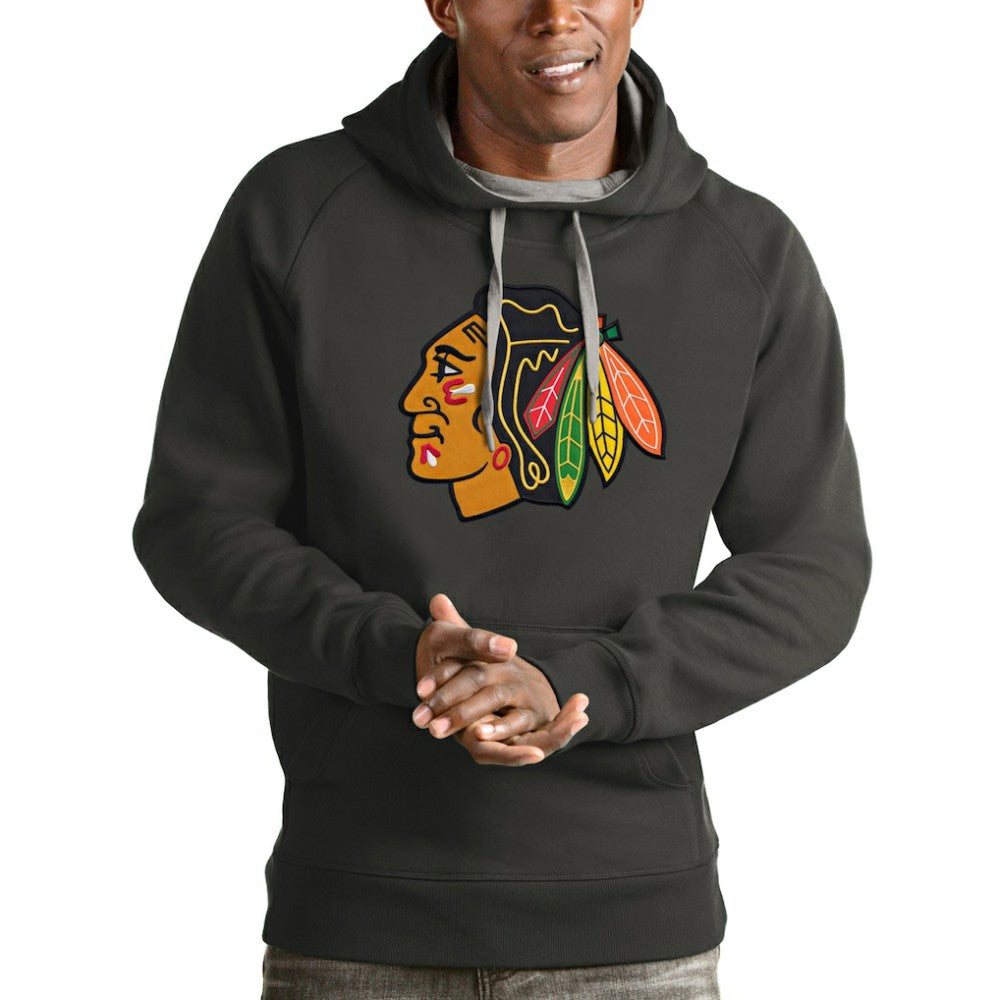 Chicago Blackhawks Antigua Logo Victory Pullover Hoodie -  NHL Hoodies