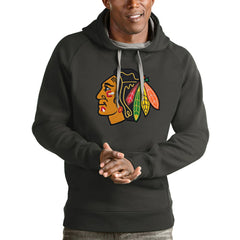 Chicago Blackhawks Antigua Logo Victory Pullover Hoodie -  NHL Hoodies