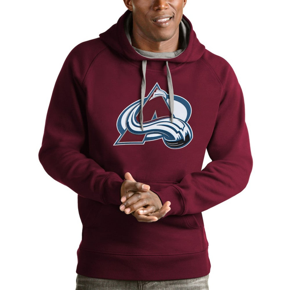 Colorado Avalanche Antigua Logo Victory Pullover Hoodie -  NHL Hoodies