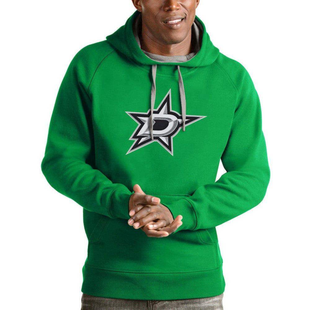 Dallas Stars Antigua Logo Victory Pullover Hoodie -  NHL Hoodies