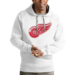 Detroit Red Wings Antigua Logo Victory Pullover Hoodie -  NHL Hoodies