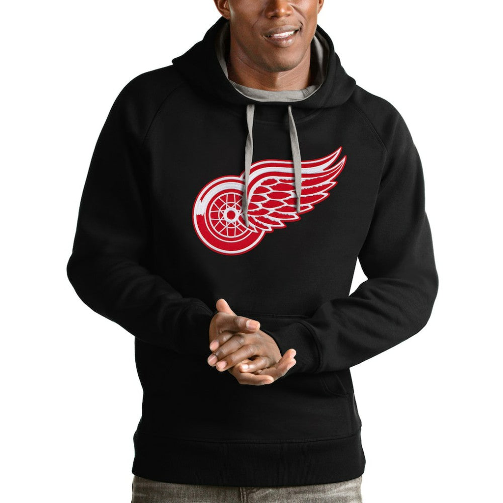 Detroit Red Wings Antigua Logo Victory Pullover Hoodie -  NHL Hoodies
