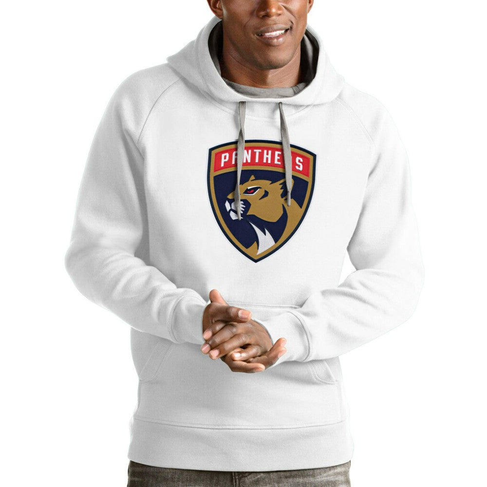 Florida Panthers Antigua Logo Victory Pullover Hoodie -  NHL Hoodies