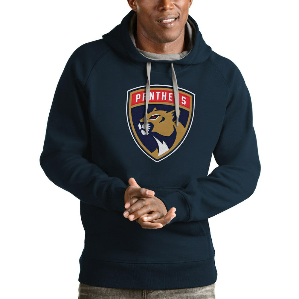 Florida Panthers Antigua Logo Victory Pullover Hoodie -  NHL Hoodies