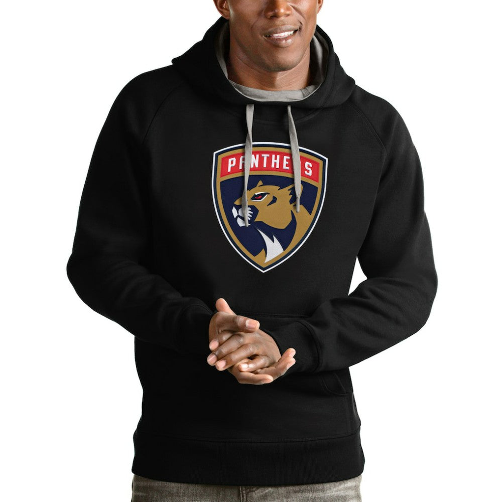 Florida Panthers Antigua Logo Victory Pullover Hoodie -  NHL Hoodies