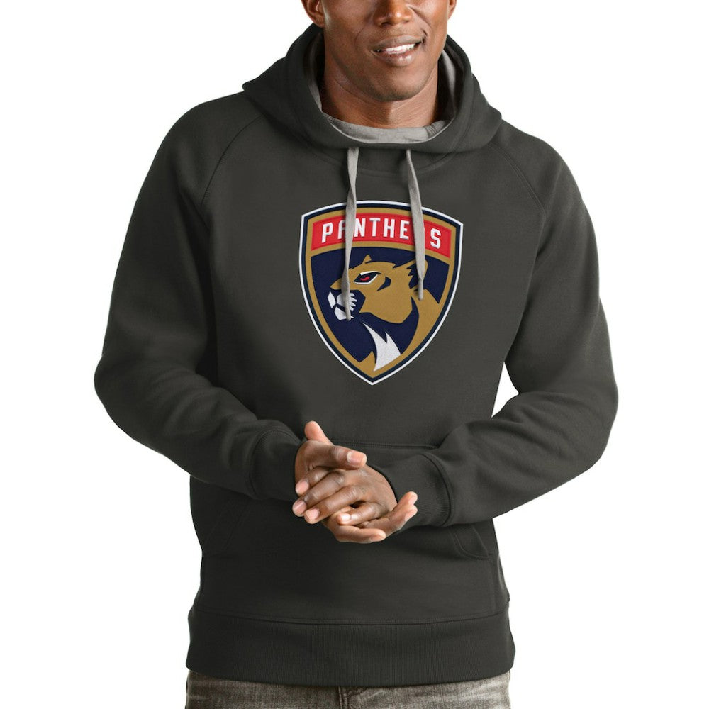 Florida Panthers Antigua Logo Victory Pullover Hoodie -  NHL Hoodies