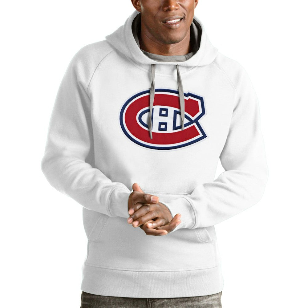 Montreal Canadiens Antigua Logo Victory Pullover Hoodie -  NHL Hoodies