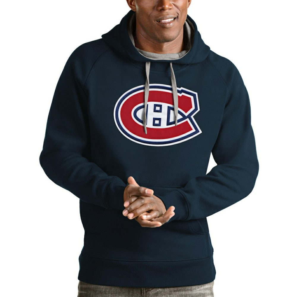 Montreal Canadiens Antigua Logo Victory Pullover Hoodie -  NHL Hoodies