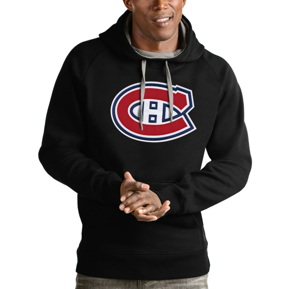 Montreal Canadiens Antigua Logo Victory Pullover Hoodie -  NHL Hoodies