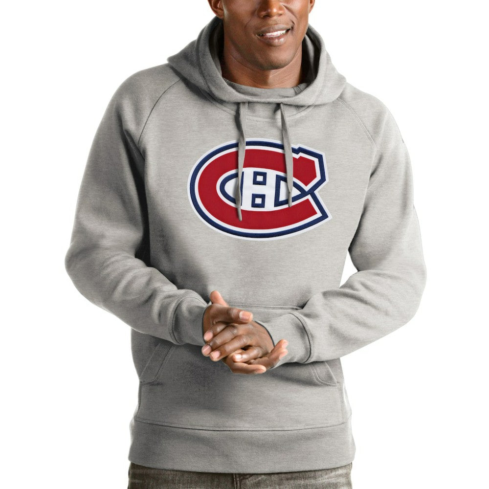 Montreal Canadiens Antigua Logo Victory Pullover Hoodie -  NHL Hoodies