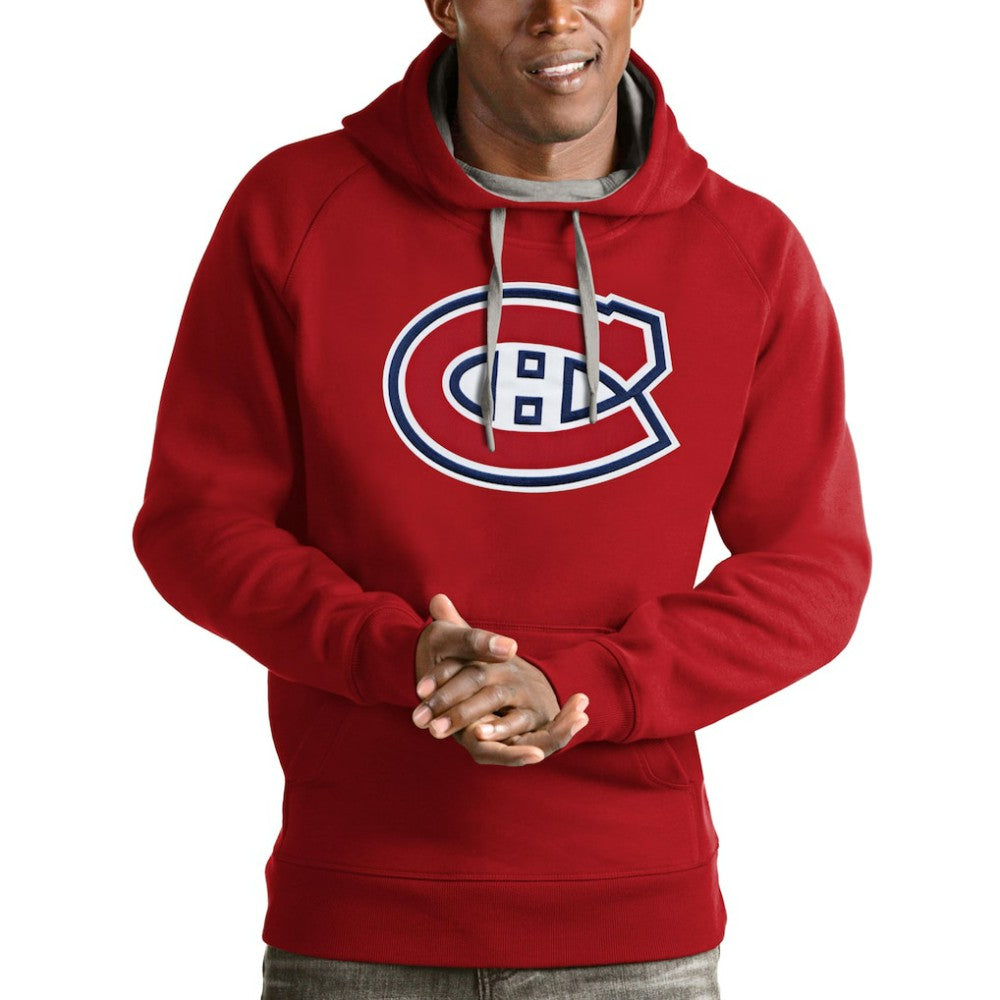 Montreal Canadiens Antigua Logo Victory Pullover Hoodie -  NHL Hoodies