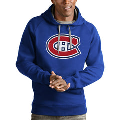 Montreal Canadiens Antigua Logo Victory Pullover Hoodie -  NHL Hoodies