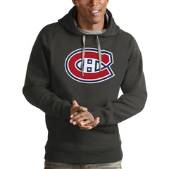 Montreal Canadiens Antigua Logo Victory Pullover Hoodie -  NHL Hoodies