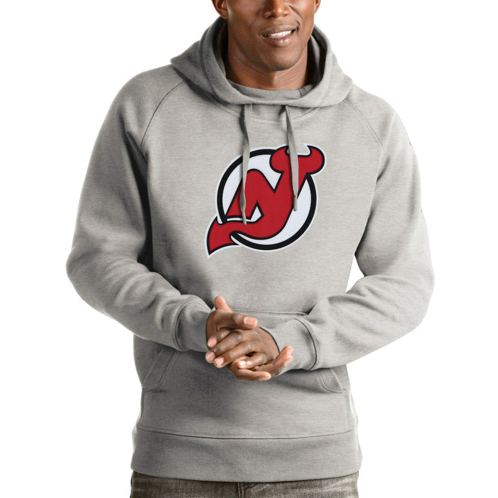 New Jersey Devils Antigua Logo Victory Pullover Hoodie -  NHL Jerseys