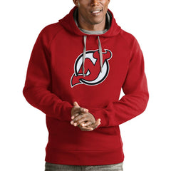 New Jersey Devils Antigua Logo Victory Pullover Hoodie -  NHL Jerseys