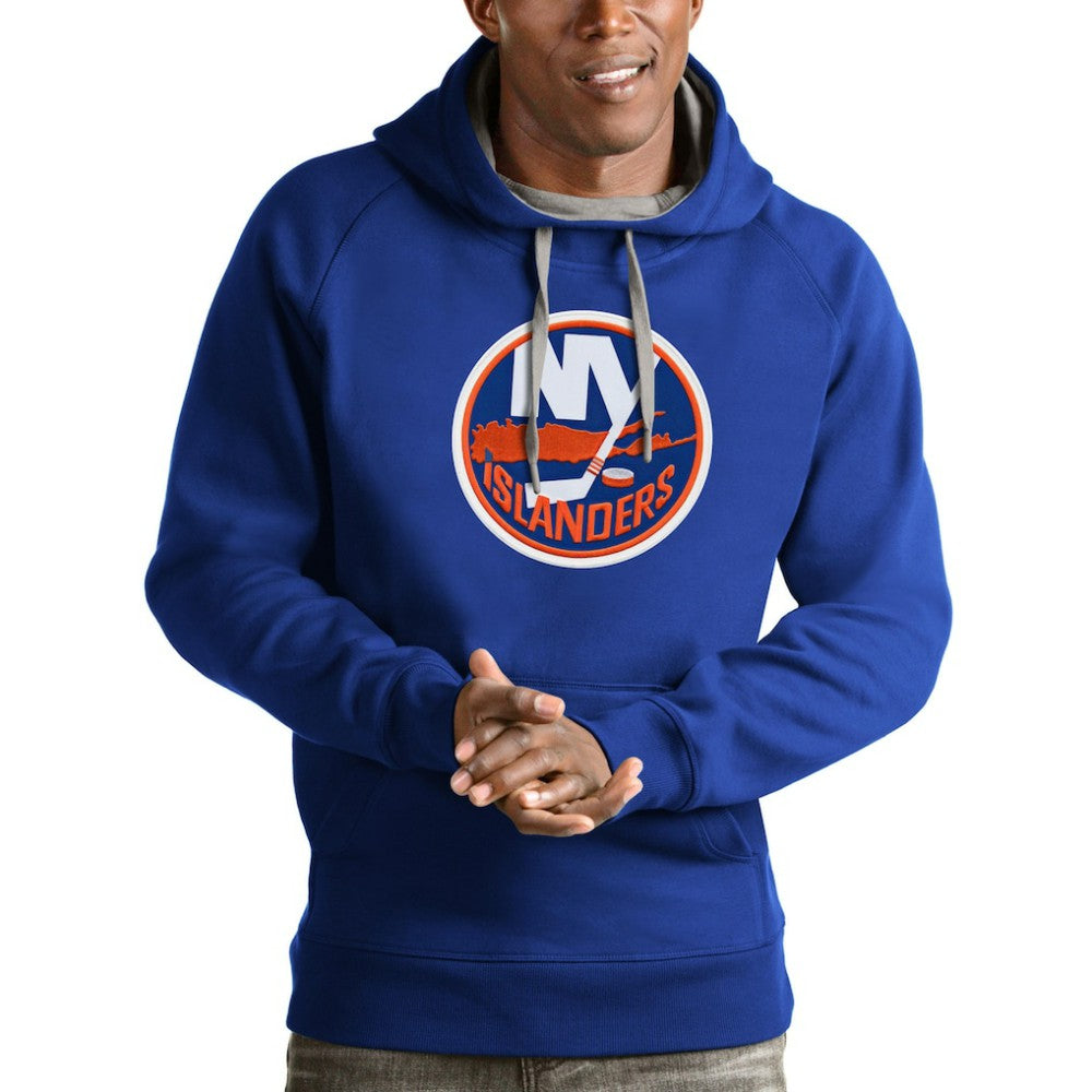 New York Islanders Antigua Logo Victory Pullover Hoodie -  NHL Hoodies