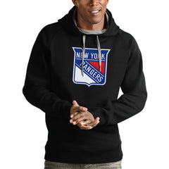 New York Rangers Antigua Logo Victory Pullover Hoodie -  NHL Hoodies