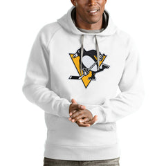 Pittsburgh Penguins Antigua Logo Victory Pullover Hoodie -  NHL Hoodies