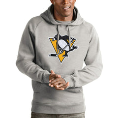 Pittsburgh Penguins Antigua Logo Victory Pullover Hoodie -  NHL Hoodies