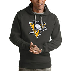 Pittsburgh Penguins Antigua Logo Victory Pullover Hoodie -  NHL Hoodies
