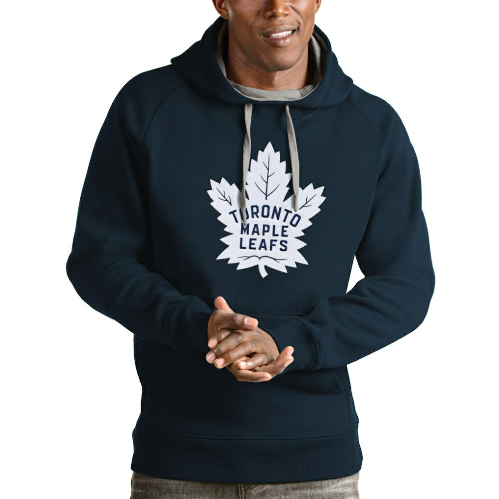 Toronto Maple Leafs Antigua Logo Victory Pullover Hoodie -  NHL Hoodies