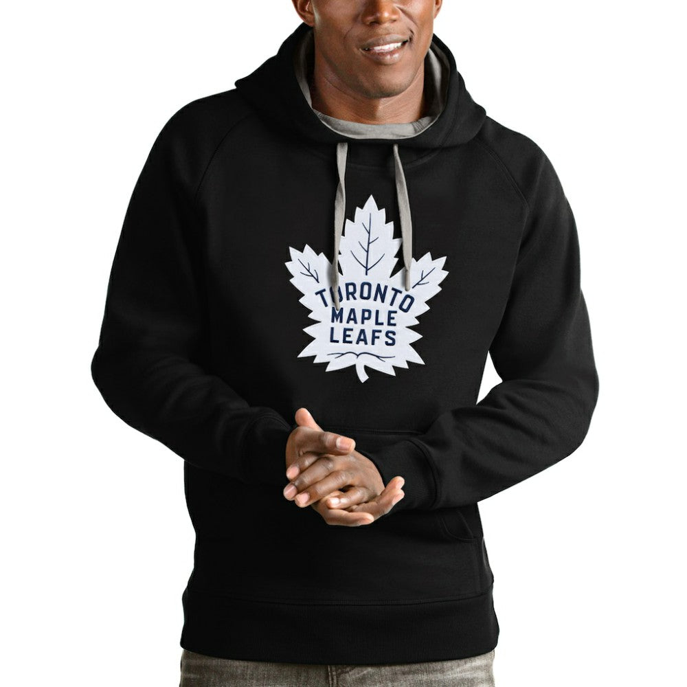 Toronto Maple Leafs Antigua Logo Victory Pullover Hoodie -  NHL Hoodies