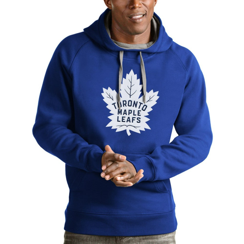 Toronto Maple Leafs Antigua Logo Victory Pullover Hoodie -  NHL Hoodies
