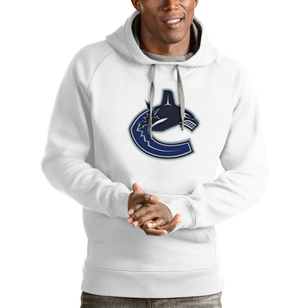 Vancouver Canucks Antigua Logo Victory Pullover Hoodie -  NHL Hoodies