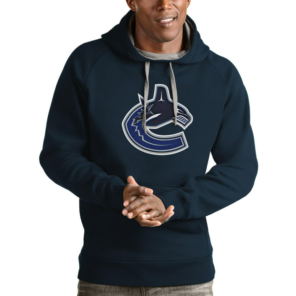 Vancouver Canucks Antigua Logo Victory Pullover Hoodie -  NHL Hoodies