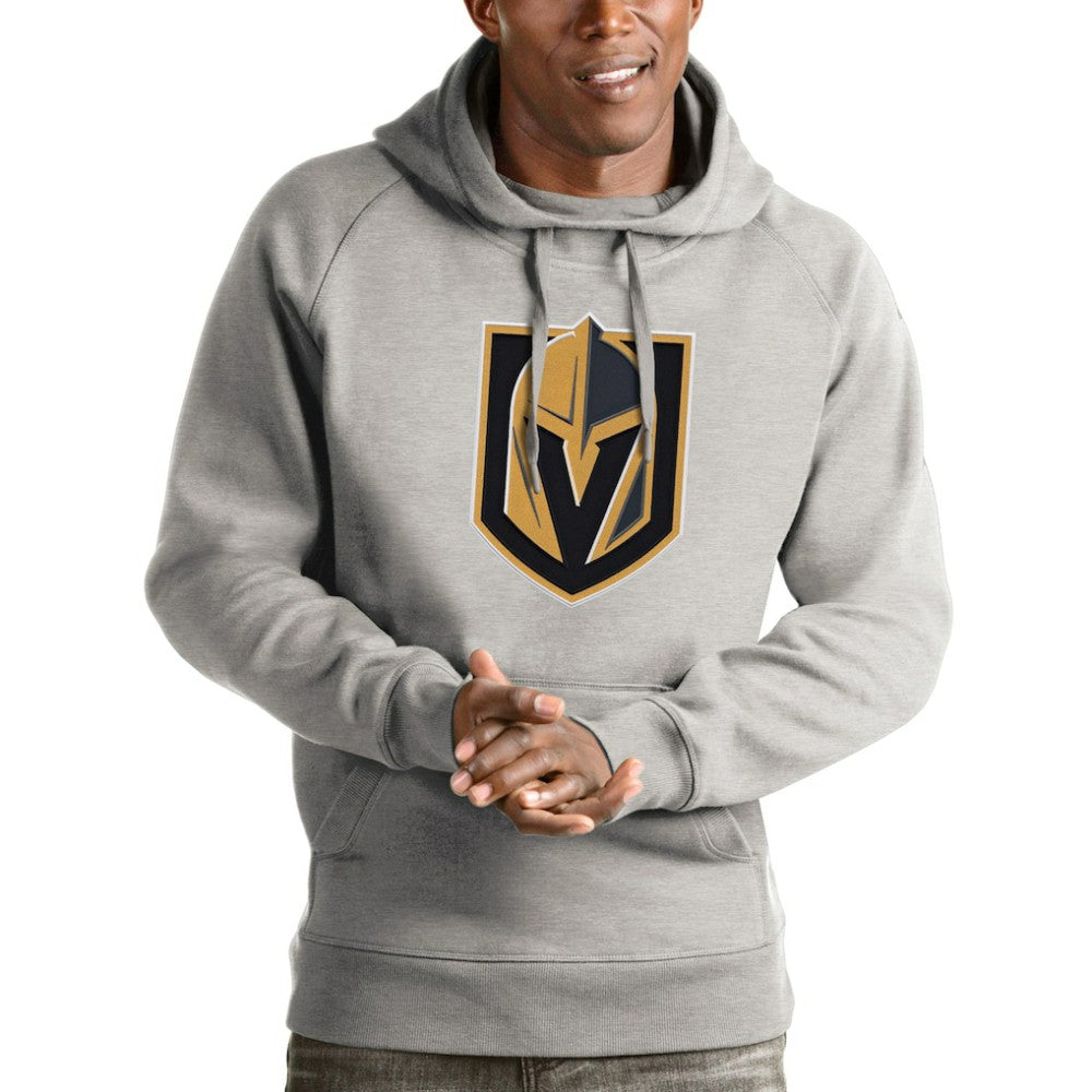 Vegas Golden Knights Antigua Logo Victory Pullover Hoodie -  NHL Hoodies