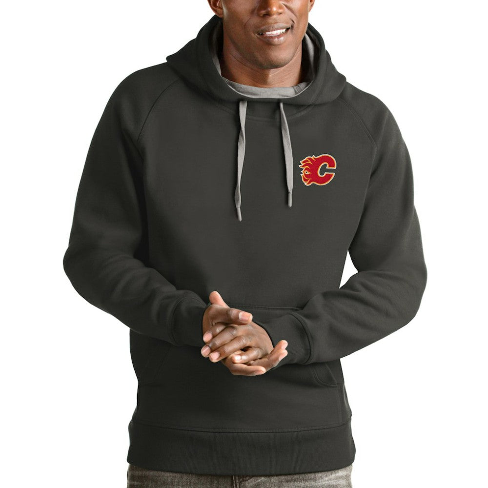 Calgary Flames Antigua Victory Pullover Hoodie -  NHL Hoodies