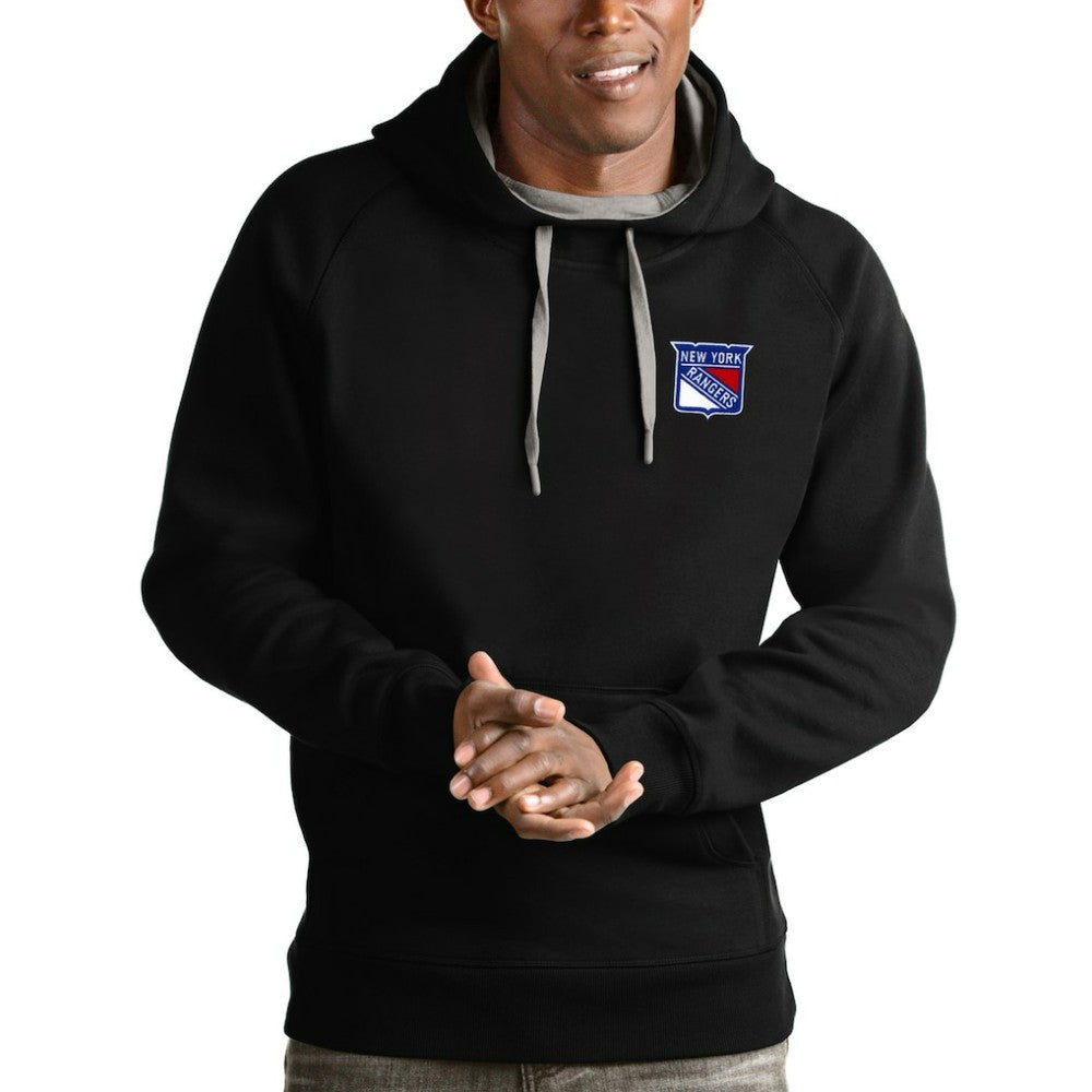 New York Rangers Antigua Victory Pullover Hoodie -  NHL Hoodies