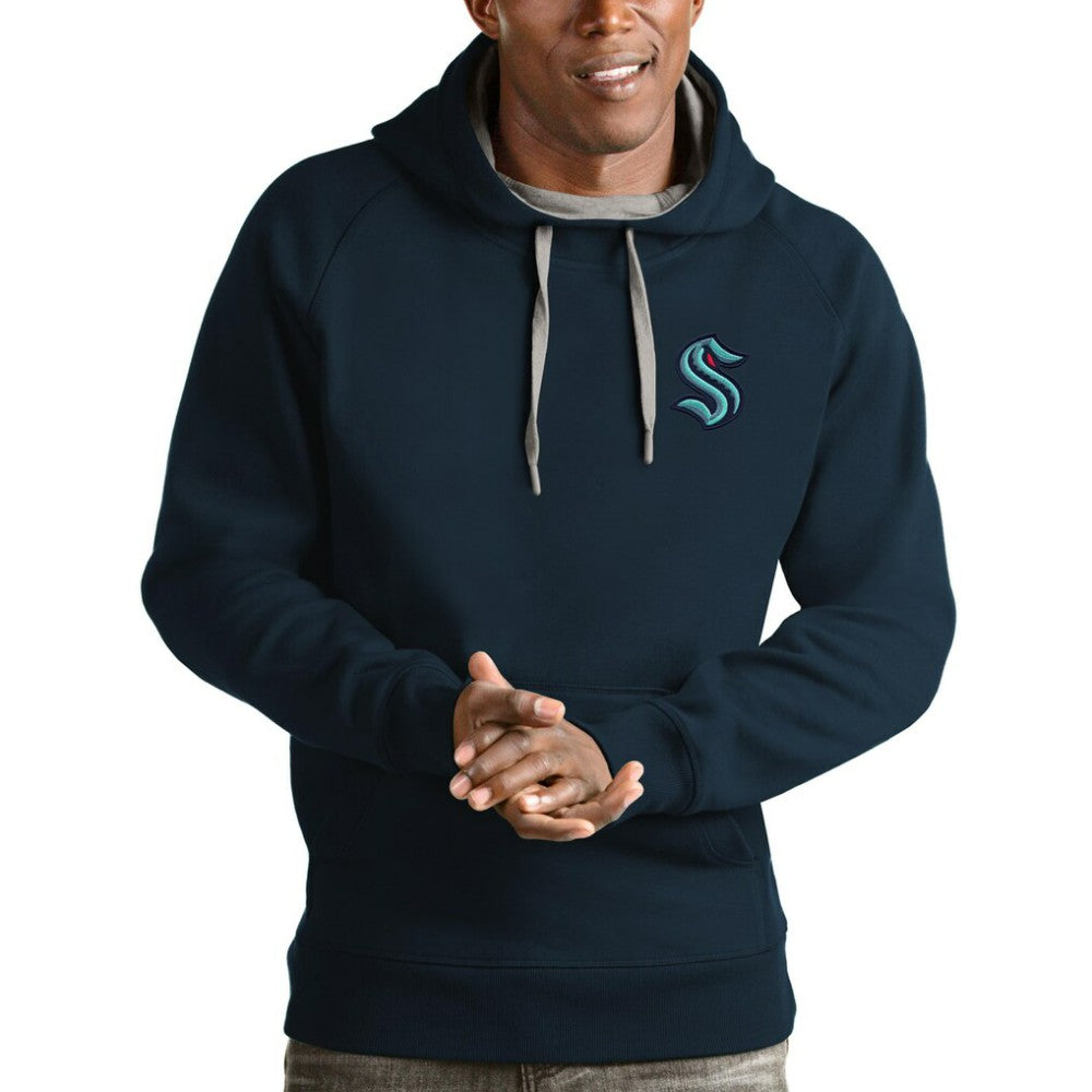 Seattle Kraken Antigua Victory Pullover Hoodie -  NHL Hoodies