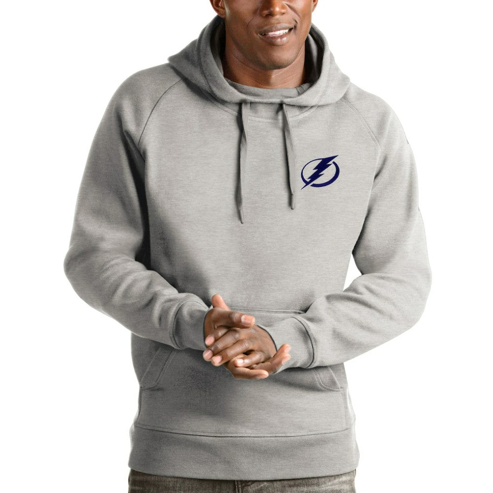 Tampa Bay Lightning Antigua Victory Pullover Hoodie -  NHL Hoodies