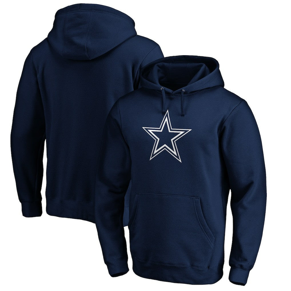 Dallas Cowboys Primary Logo Fitted Pullover Hoodie | NFL Online